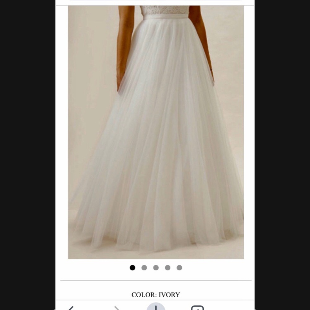 Jenny Yoo Ivory Tulle A-Line Wedding Dress
